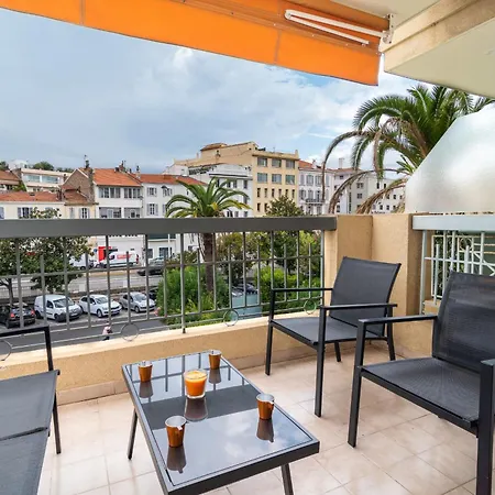 Bright And Vast 1br Balcony Parking Heart Of Town 1 Mn Cannes